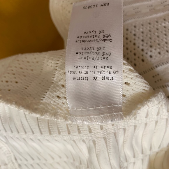 Rag and Bone Ivory Knit Top Small (fits like XS) - Picture 7 of 7
